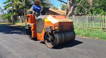 Prefeitura  termina trabalho de recapeamento em ruas do bairro Vila Santa Paula, em Venceslau