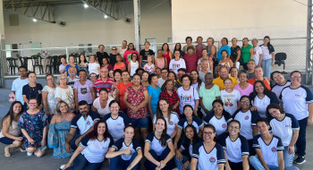 Oficina do Envelhecimento Saudável encerra atividades do Outubro Rosa no Cras de Venceslau