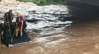 Bombeiros encontram corpo de desaparecida após chuva em Piracicaba